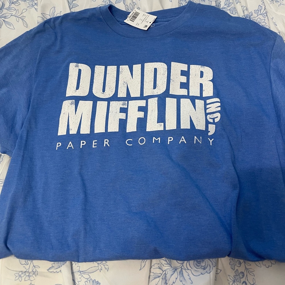 Blue Dunder Mifflin Unisex T-Shirt